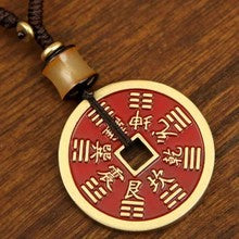 Mountain Spirit Coin - Taoist Master Blessed Talisman for Protection & Good Fortune